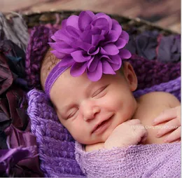 2020 new Baby Chiffon Flowers hairbands Newborn Infant Soft Nylon Headbands Hair Accessories for Girls Kids Toddler Childrens Head9017790