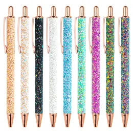 Ручки с блестками Bliting Ballpoint Puns Sparkly Metal Puns Выдвижные блестки.