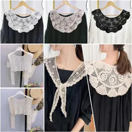 Scarves Floral Lace Sunscreen Embroidery Wraps Detachable Doll Fake Collar Women Shawl Mini Cape