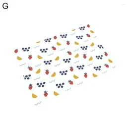Bordmattor Stylisk värmeisoleringsmatta Anti-Scaling värmebeständig PVC-vävd uppsättning för matkök som inte glider hem