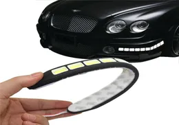 Square 21cm Bendable led Daytime Running light 100 Waterproof COB Day time Lights flexible LED Car DRL Driving lamp6819308