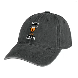 Беретс Мэтти Мэтисон шеф -повар логотип Orange просто Dash Cowboy Hat Vintage Kid