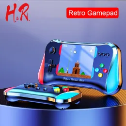 Gamepads Retro tragbare Mini -Handheld -Videospielkonsole 3,5 -Zoll -Bildschirm Retro Game Player in 500 Spielen Electronic Machine Gamepad eingebaut