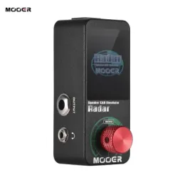 Pinnar Mooer Radar Simulator Guitar Effect Pedal 30 Högtalar Cab Cabinet Modeller 11 MIC -modeller 36 Användarförinställningar Anpassningsbara EQ -scen