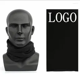 Scarves Print Logo Outdoor Solid Color Riding Face Shield Multifunction Unisex Ad Pictures Text Summer Mask Ring