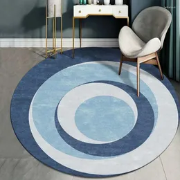 Dywany duże miejsce do salonu okrągłe dywany domowe sypialnia wystrój sypialni Dywan Prosty dekoracja dywanika badanie Cloakroom zmywalne