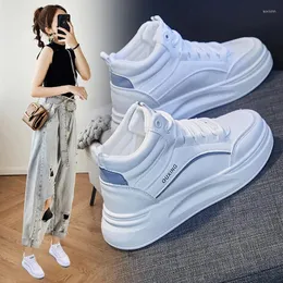 Casual Shoes White Sneakers For Women Sports Boot Designer Platform Origina Ladies Hightop Fashion Outdoor Ankle