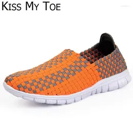 Casual Shoes 2024 Big Size Weave Mesh Breattable Chaussure Femme Sport Flats Platform Ladies Trainers for Women Zapatos Mujer