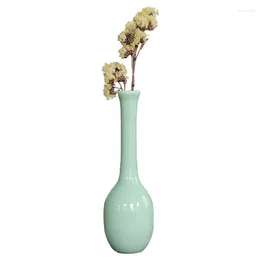 花瓶クリエイティブハンドメイドセラミック花瓶チャイニーズ禅シンプルな花の茶色の茶茶色の飾り飾りハンディクラフト
