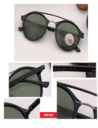 Designer de marca Round Polarized Circle Vision Goggles 4266 Óculos de sol polarizadores espelho de flash de direção polarizado GAFAs Glass8969803