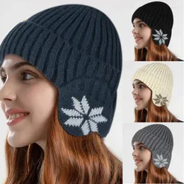 Boinas masculinas homens inverno quente de luxo de malha benines neve matha de moda hat hat unissex Outdoor Protecção à prova de ouvido à prova de frio tampas de lã