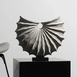 Lyx conch styling skulpturprydnader vardagsrum hem soffbord bokhylla nordiska estetiska dekorationer kontor tillbehör 240408