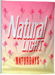 Naturdagar naturligt ljus banner flagga rosa 3x5ft 150x90 cm tryck 100d polyester dekoration flagga med mässing grommets 3309249