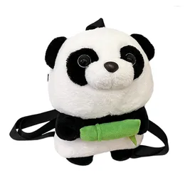 Bolsas escolares panda animal animal fofo mochila casual bonecas girls moda moda simples cinta ajustável kawaii crianças de desenho animado presentes