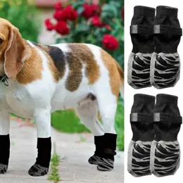 Hundebekleidung Katzensocken Klauen Griff Anti-Schlupf Weiche Verstellbare Nicht-Rutschschutz für Haustiere Medium kleine Katzen