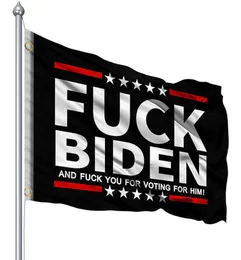 Anpassade Biden -flaggor 3x5ft Annonsering Dubbel sömnad Anpassad 100D Polyester Printing Flag Club Festival Fast Delivery2579873