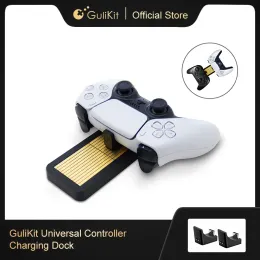 يقف Gulikit Universal Controller Charging Dock شاحن مزدوج لـ PS5 Xbox One Switch Pro Gulikit KK3 Max Controller Station