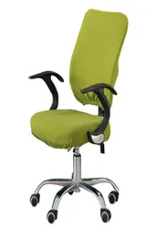 Stol täcker Elastic Split Officechair Seat som täcker ryggstöd och kudde täcker antidirty skyddande slipcover för fåtölj deco2041852
