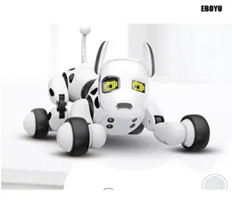 9007A Güncellenmiş 24g Kablosuz RC Köpek Uzaktan Kumanda Akıllı Köpek Electronic Pet Educational Akıllı RC Robot Köpek Oyuncak G4819917