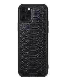 Uygulanabilir iPhone12 Highend Deri Telefon Kılıfı Lüks Tasarım Sense Apple 11 Pro Python Desen Lüks Deri Case3402455