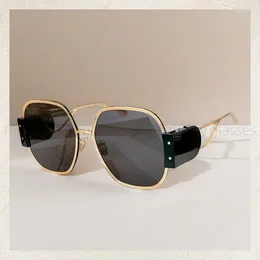 Солнцезащитные очки рамы HH152 дизайнерские роскошные ацетатные женские женщины 2024 Классический крутой талант на открытом воздухе UV400 Girl Punk Sun Blanes