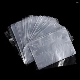 Storage Bags 100pcs Food-Grade PVC Shrink Wrap Heat Sealing Film Wrapping For Book Soap Bath Bombs Shoes Seal Packaging