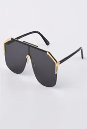 Mode -Sonnenbrille für Frauen und Männer 0291s Unisex Halbrahmenbeschichtungsobjektiv 0291 Maske Populäre Kohlefaserbeine Sommer Klassiker Style6778380