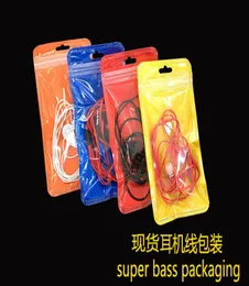 Personlig design Färgglad tom plast PVC -dragkedja Låspresentförpackningspåsar för hörlurar USB -kabel för iPhone 5S6S7 Samsung 5406008