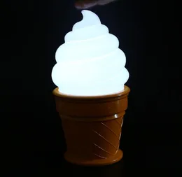 Novelty Ice Cream Lamps Led attractive Night Light for Children kids Cone Shaped Desk Table Lamp Bedroom Decor Lights8648575