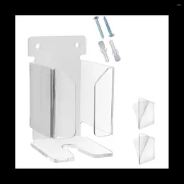 Kök förvaring elektrisk rakknivmontering hållare akryl rakapparat hänger arrangör män badrum dusch b