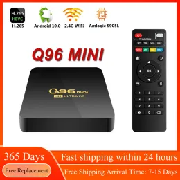 Box Q96 Mini Smart TV Box Android 10.0 Amlogic S905 Quad Core 2.4g WiFi 4K Set Top Box 2G 16G 4G 64G YouTu Media Player