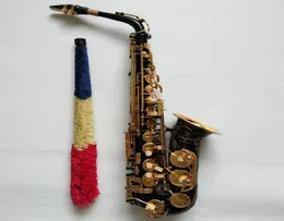 Бренд Alto Saxophone Yas 82Z Gold Key Super Professional High -Caffure Black Sax Mountiece Dired Case1976481