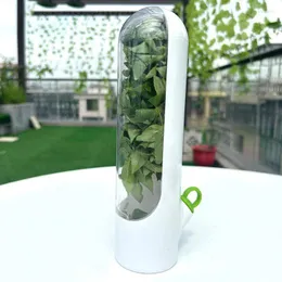 Lagringsflaskor Vanilla Preservation Box Vegetabiliska enheter håller gröna grönsaker Fresh Premium Keeper Clear Preserver