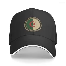 Ball Caps Fashion Algieria Flag Baseball Cap Men Men Kobiety Zorganizowane Regulowane Afryka Afryka Afrykańska Algierska Tata Kapelusz Spring