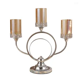 Candele Cancella Crystal Glass Decorazioni per matrimoni Accessori per la casa Design moderno Candlestick Chandelier Mariage MAROCCAN LAMP 5Z92