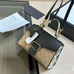 Branded Handbag Designer Sells Women's Bags at 65% Discount New Classic Coating Leather Handheld Saigon Bag Pepper Single Shoulder