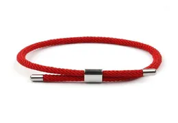 Minimalistyczne ręcznie robione bransoletka Milan Rope Mixcolor Red String Braclet For Women Men Lovers Friend Forcking Wristabnd Jewelry19879735
