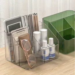 Scatole di stoccaggio cosmetica organizzatore organizzatore spazzola per vaso per campeggio per campeggio per il cambio desktop organizzazione di grande capacità Accessori per il bagno