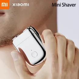 TRIMMERS Xiaomi Shavers for Men Electric Beard Trimmer Reash Machine a secco bagnato Uso USB Carica portatile Mini Razor Electric Razor Trimmer