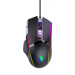 Мыши Qiongshi G502 11 Ключевые проводные игровые мыши киберспортивные мыши курицы едят компьютер ноутбук настольный аппаратный макрос макрос H240412