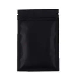 Sacchetti con chiusura a zip mylar metallici di alta qualità 100 x fogli di alluminio nero in alluminio nero chiusura zip sacchetti di plastica2976424