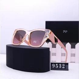 PRA- und DA -Designer -Sonnenbrille für Frauen -Herrenzyklus luxuriöser Modetrend Street Photography Tourismus Anti Blendung Vintage June Esel Buffs Givenchey Onepiece