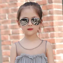 Metal Kids Pilot Sunglasses Dual Beam Beaby Boy Girls UV400 Protect Aviation Sun Glasses4132706