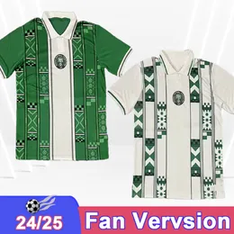 24 25 Nigeria Mens Soccer Jerseys Mational команда Mikel Ekong Musa Iheanacho awaziem Onazi Home Away Football Рубашки для взрослых