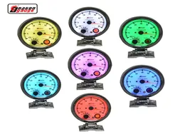 375 inch 7 Color Backlight Chrome shell Tachometer gauge With warning function 08000 RPM6817392