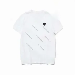 Play Commes des Garcon T Shirt Designer CDGS T Shirt Gothic Letter Outdoor Recreation Silk Polyestr Squa