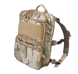 Flatpack D3 Tactical Backpack Hydration Carrier MOLLE CASHI ARIRIF AIRSOFT Multipurpose Assalto Bag di viaggio softback T1909229246202