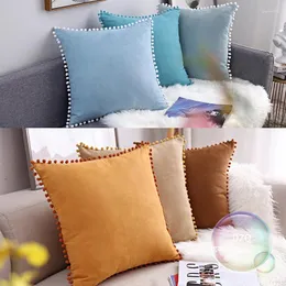 Capas decorativas de capa macia de travesseiro Cascas decorativas de decoração de sala de estar sofá de luxo travesseiros 30x50 50x50 cm