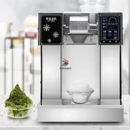 Tırnak 180kg/gün otomatik küçük Kore Bingsu Makinesi Kar Buz Maker Bingsu Buz Kırcı Kar Pul Buz Tıraş Makinesi