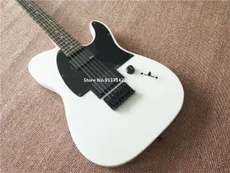 Pegs Hot White As Jim Root Signature Electric Guitar Block Buts Rose Wood Tfalboard Wysokiej jakości fabryka Direct